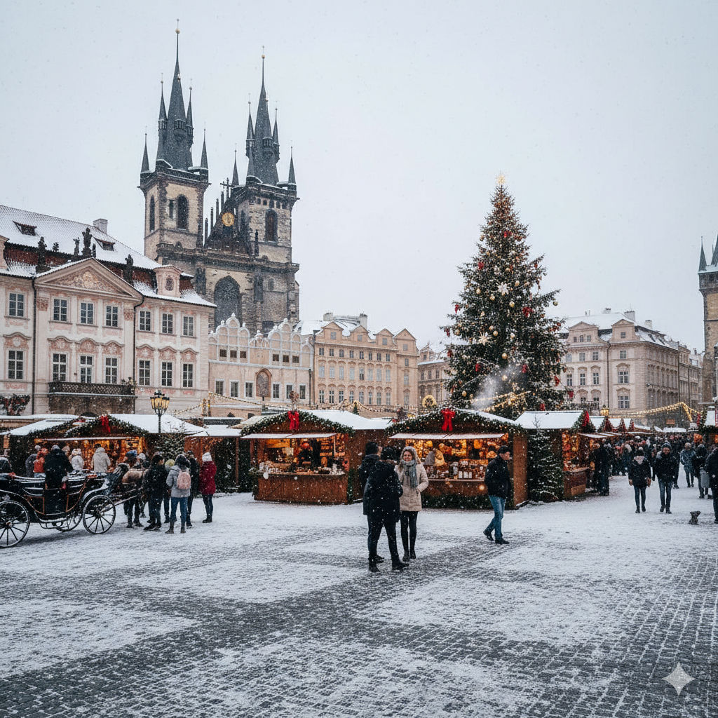 체코(프라하) 크리스마스 이미지