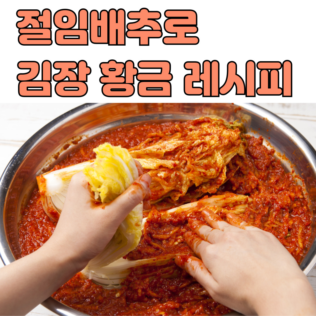 절임배추로 김장 하기
