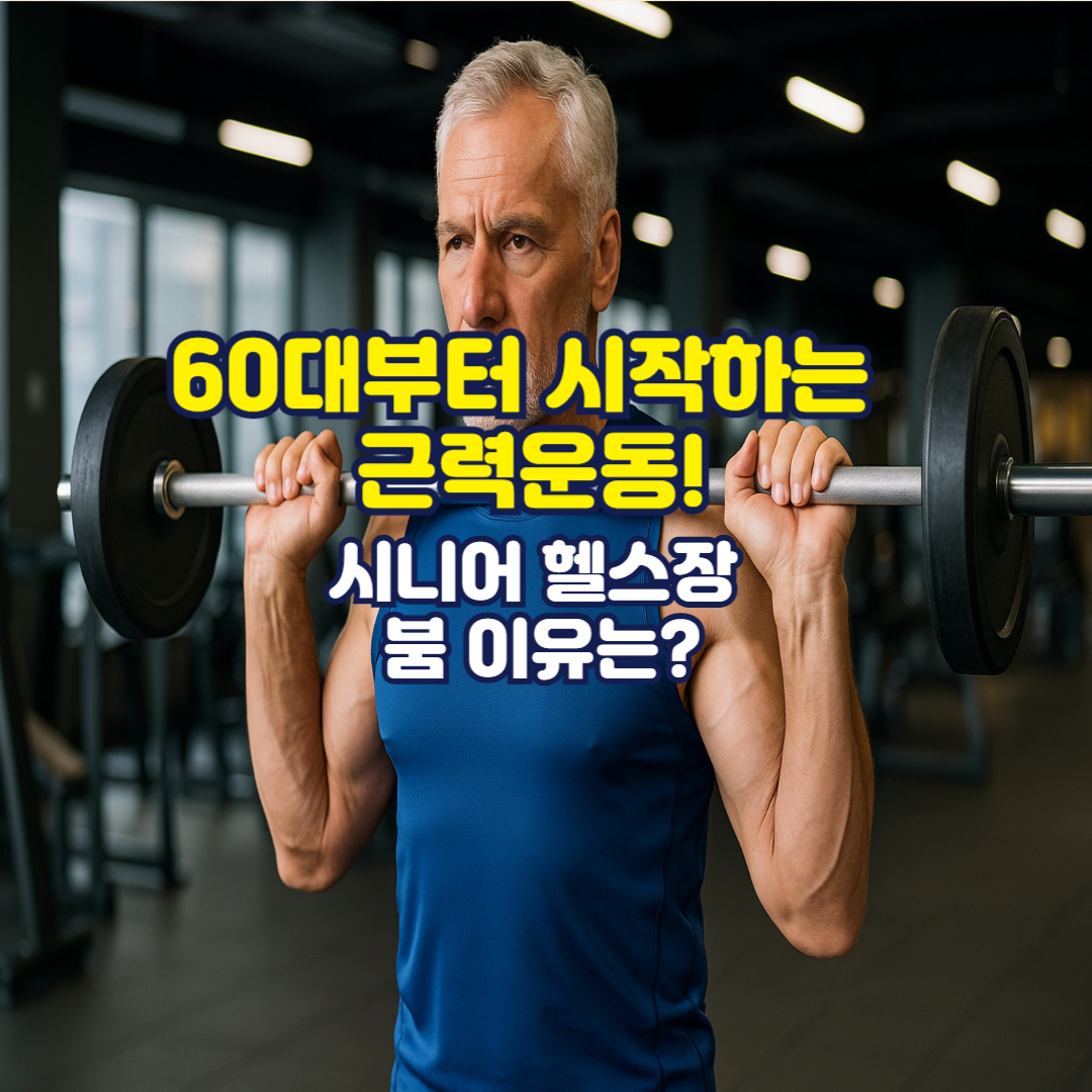 60대부터 시작하는 근력운동! 시니어 헬스장 붐 이유는?