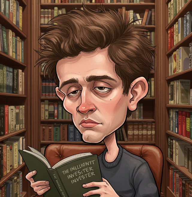 읽기의 지루함에 불구하고 끝까지 읽는 초보투자자-구글 제미나이 생성 이미지