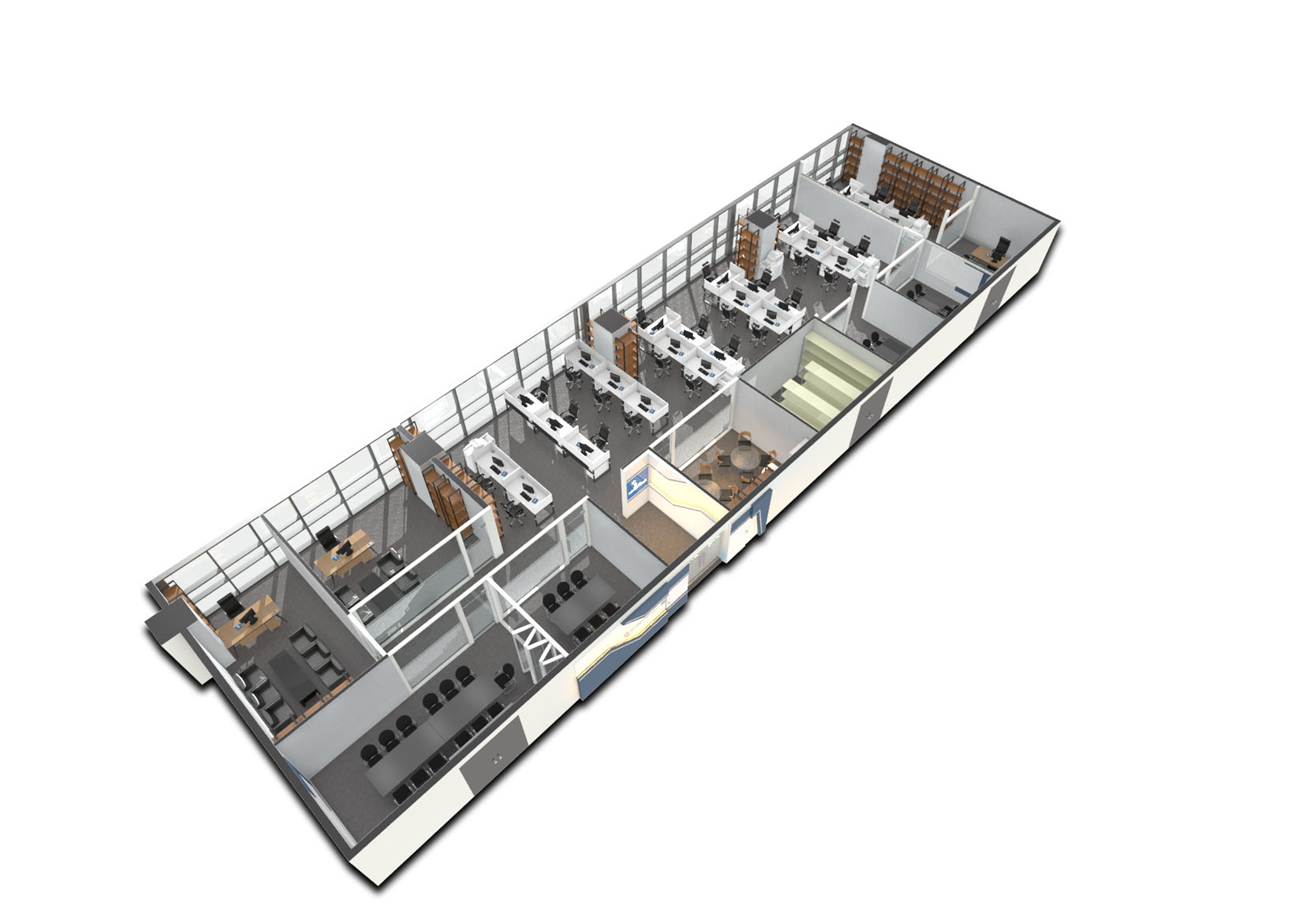 사무실3D레이아웃
