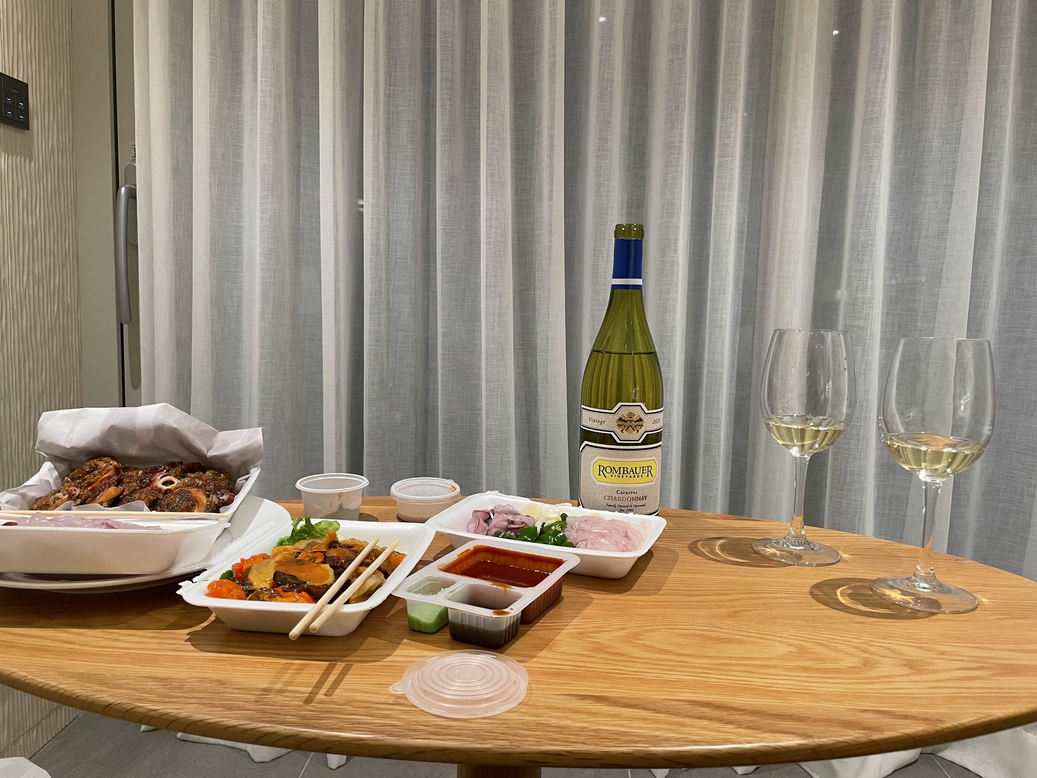 napavalley-rombauer-chardonnay-wine-white-fish-동명항-롬바우어-회-화이트와인