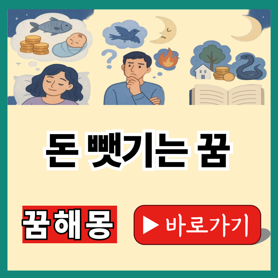 돈 뺏기는 꿈 해몽