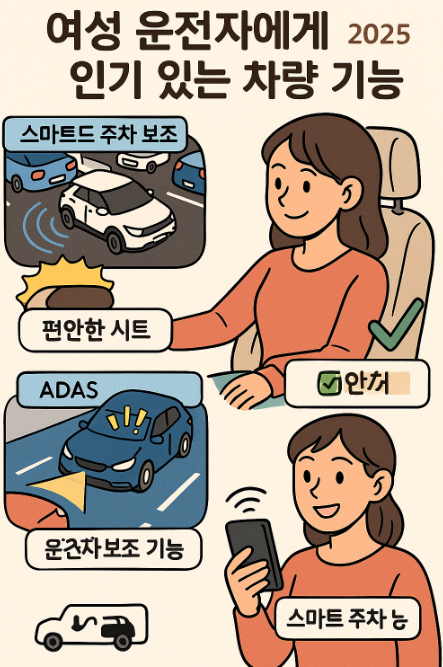 여성 운전자에게 인기 있는 차량