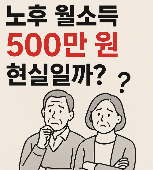 노후 월 연금 이미지 사진