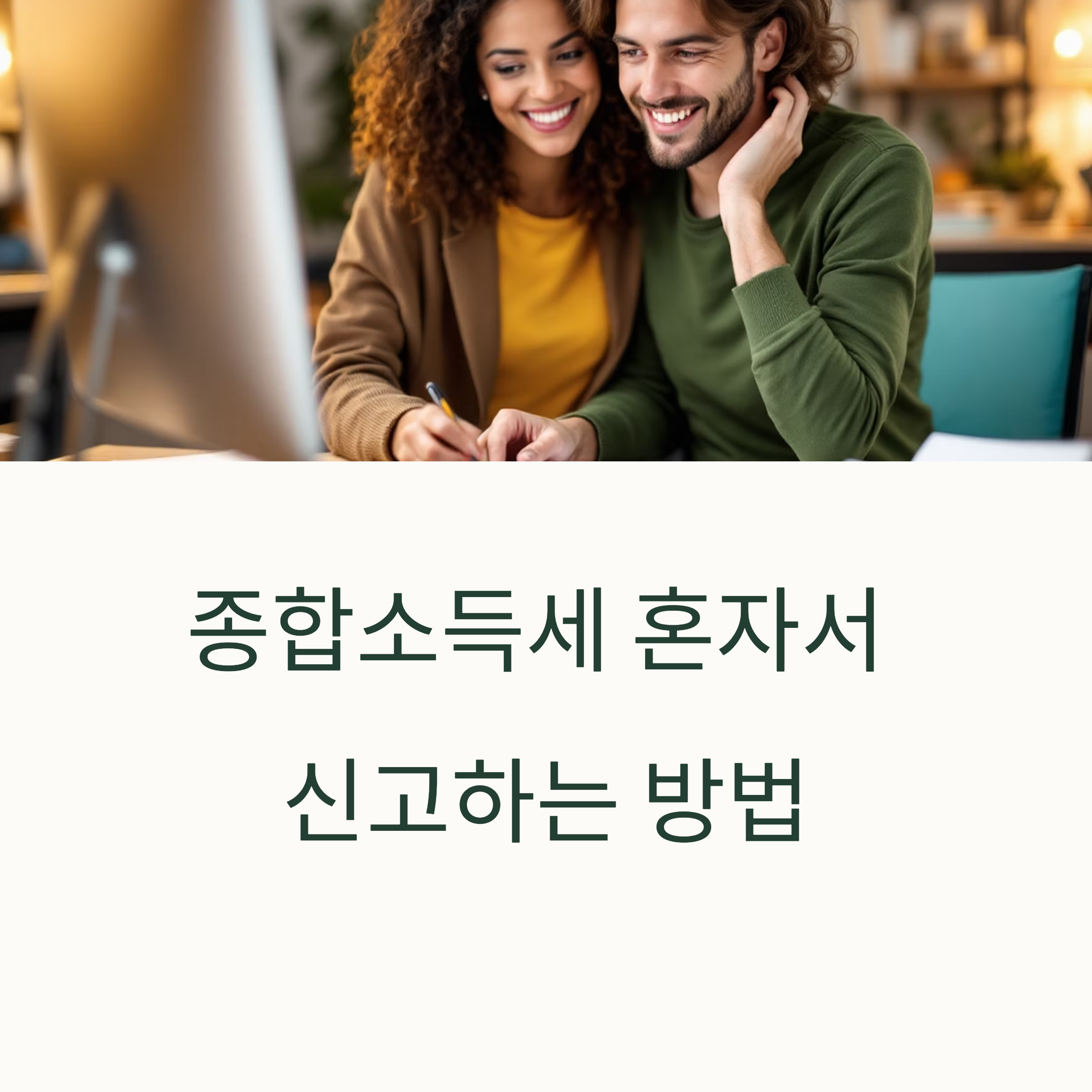 종합소득세 혼자서 쉽게 신고하는 방법 총정리