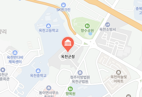 옥천군청 여권과 위치