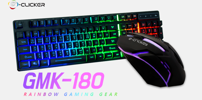 G-Clicker GMK-180 유선 키보드 마우스 세트