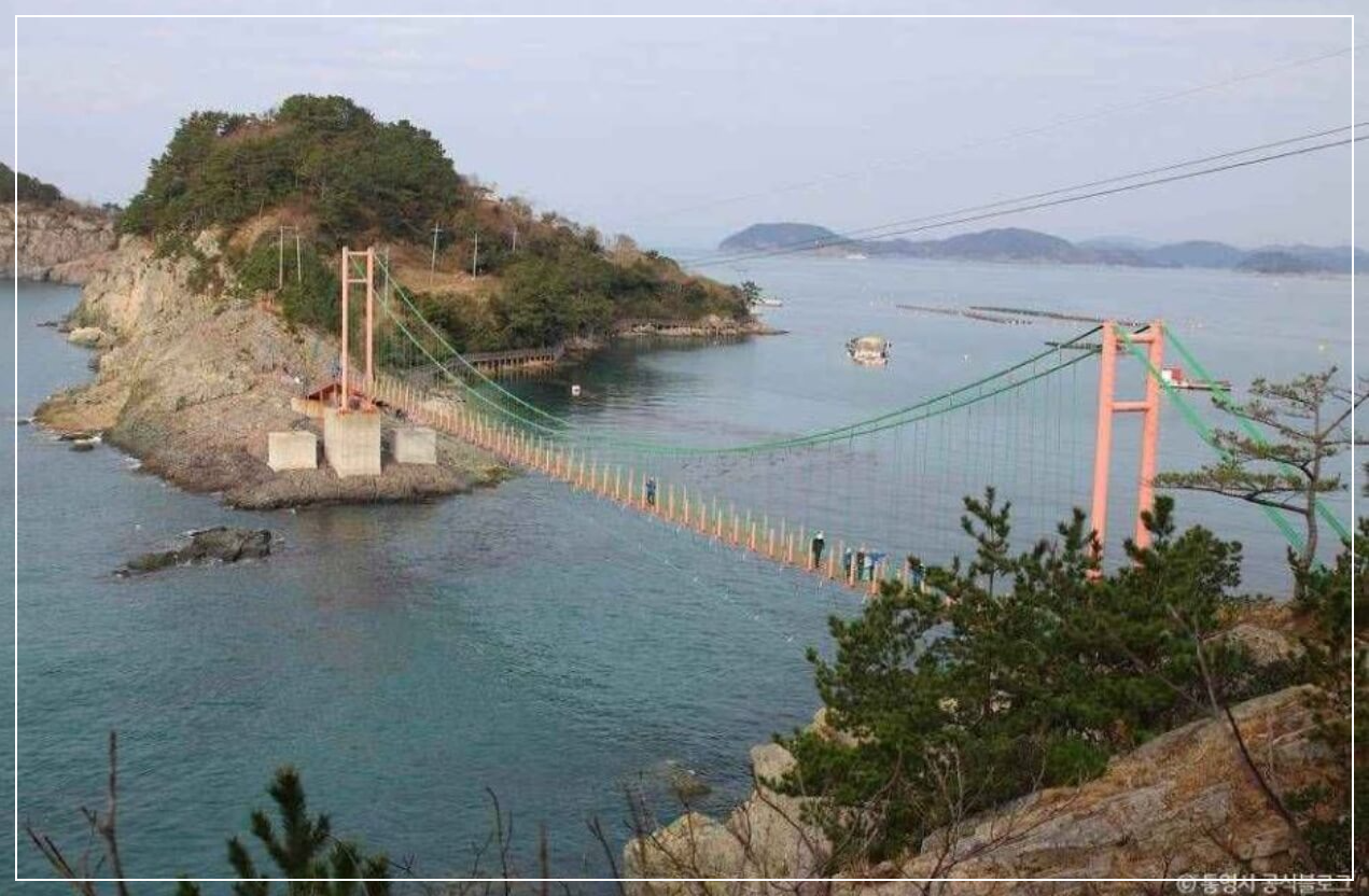 통영 가볼만한곳 베스트10 연대도·만지도 해상트레킹(출렁다리)
