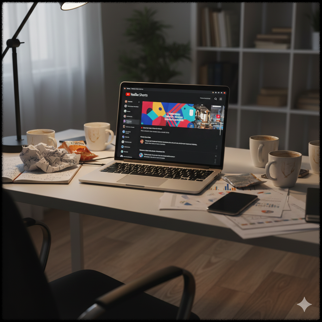 부업을 지속하지 못하고 흐트러진 작업 환경