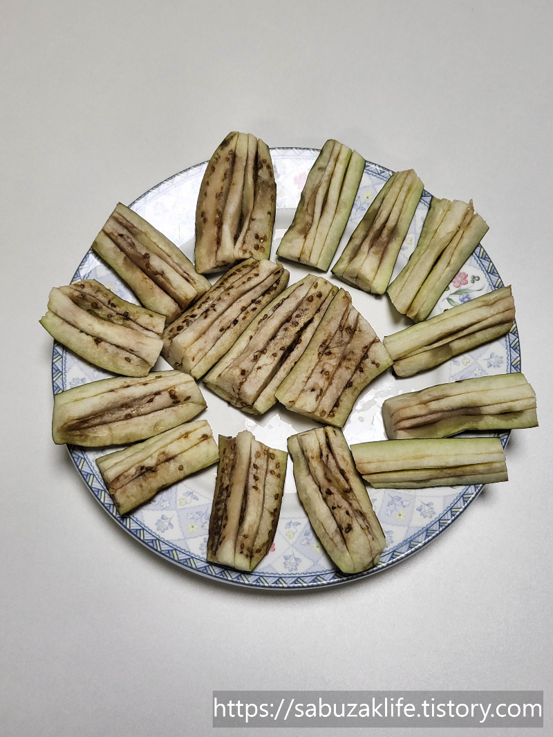 가지 덮밥 만들기 3