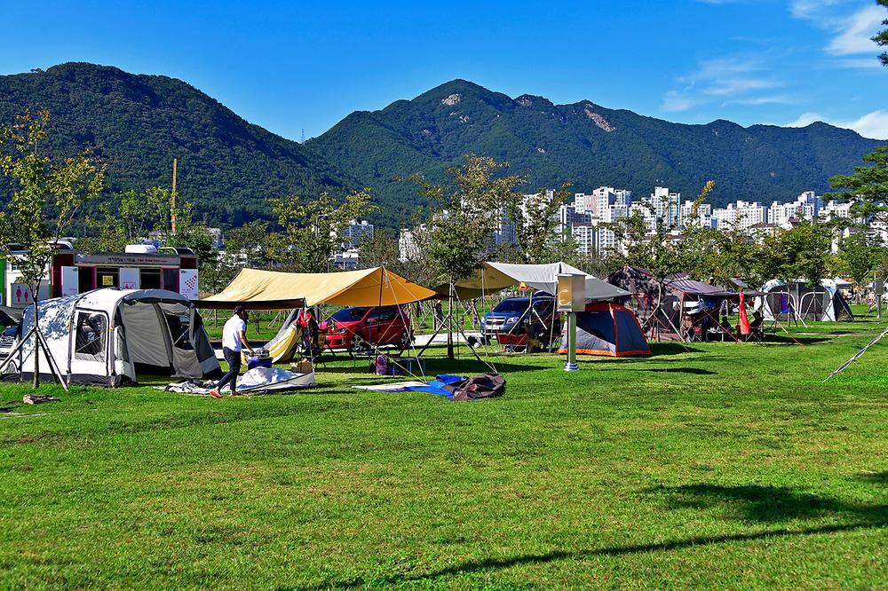 경남 황산공원 캠핑장 소개