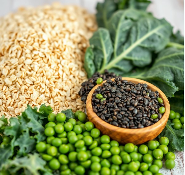 귀리, 퀴노아, 치아씨드, 케일, 렌틸콩