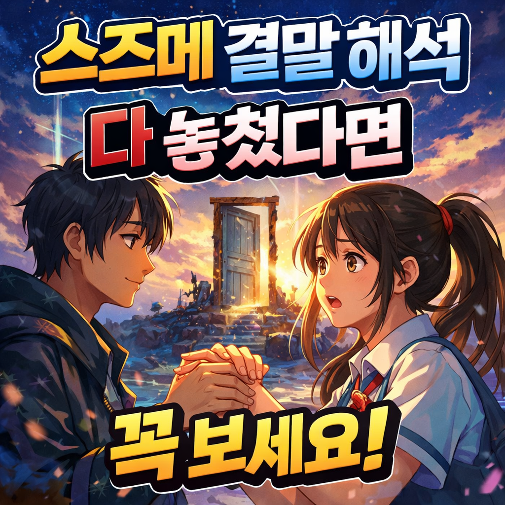 스즈메의 문단속 줄거리, 결말까지 완벽 해석! 신카이 마코토 감독의 또 다른 명작