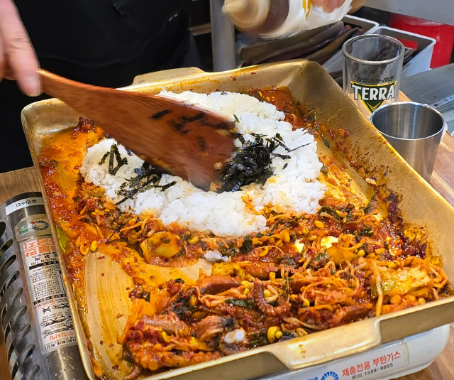 종로 철판 산낙지 / 낙지 전문점 진낙지 맛집 