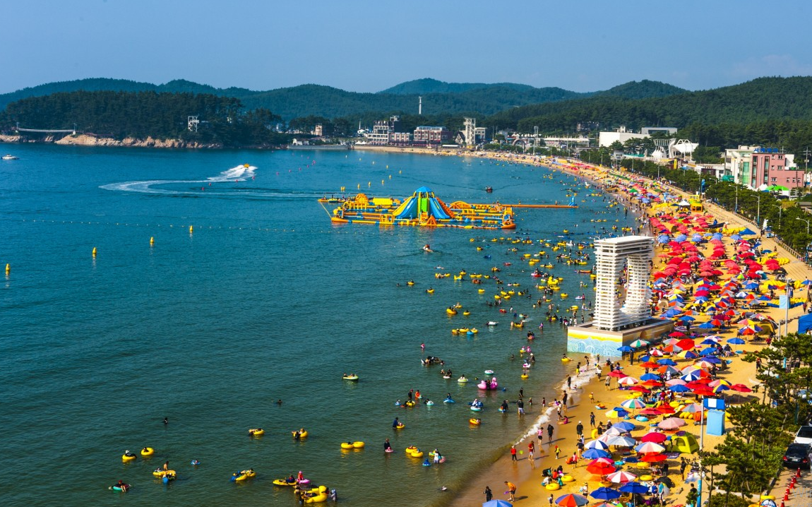 만리포 해수욕장