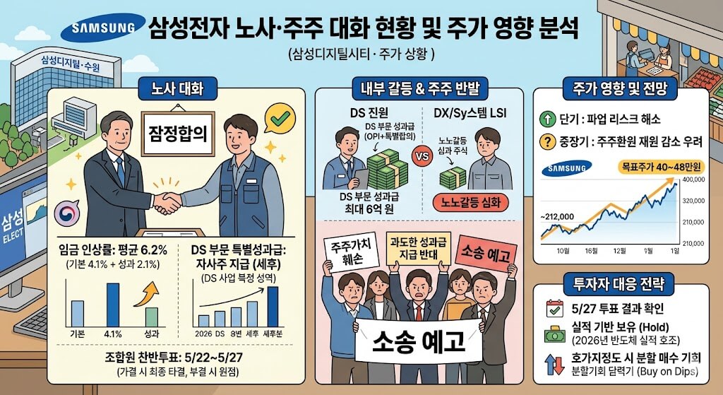 삼성전자 노사 주주