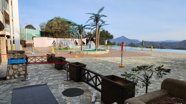 소노펠리체 인피니티풀 입구