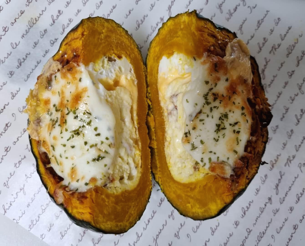 단호박 에그슬럿 만들기