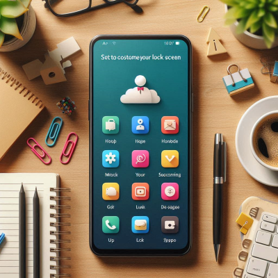 스마트폰 사용자별 잠금화면 설정 화면