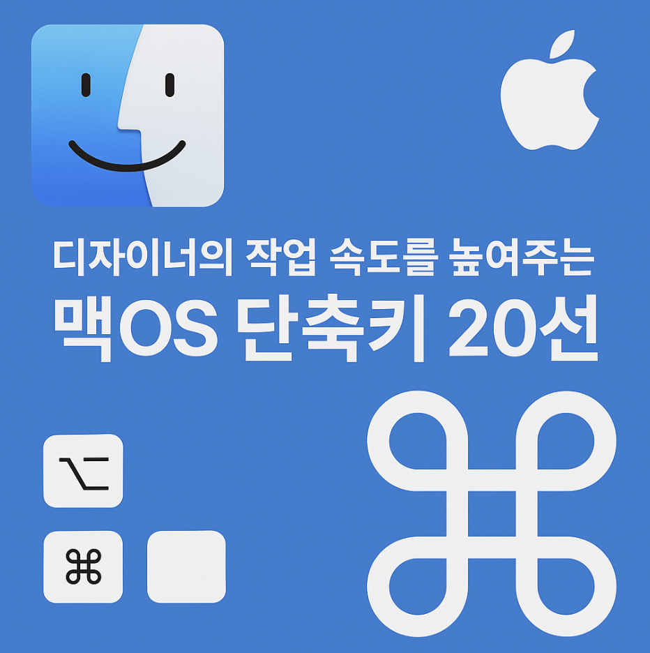 디자이너의 작업 속도를 높여주는 맥OS 단축키 20선