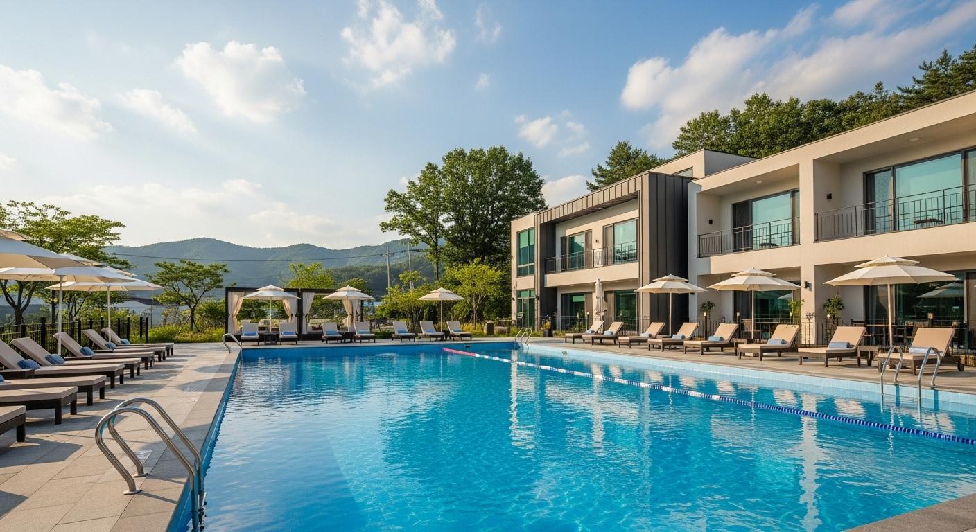 서울 근교 펜션 수영장