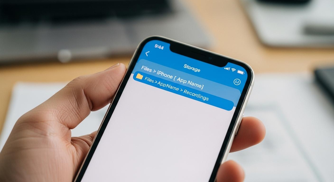 아이폰 통화녹음 저장 경로
