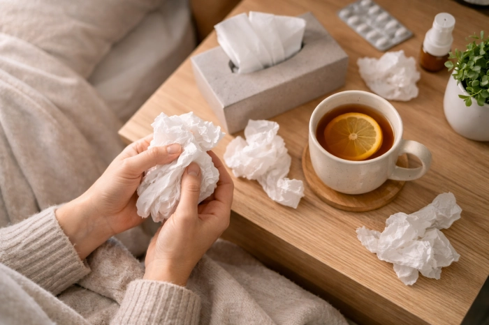 마른기침이 나는 이유