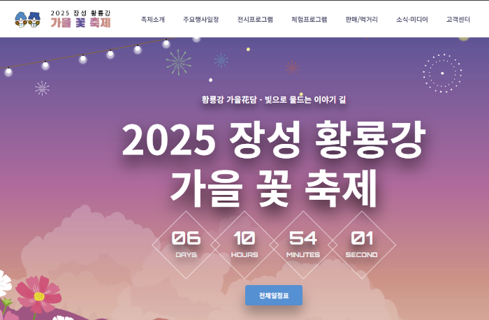 장성황룡강 가을꽃축제