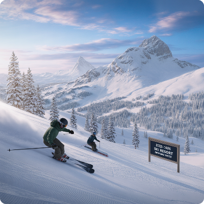 2025~2026 전국 스키장 개장일 이미지