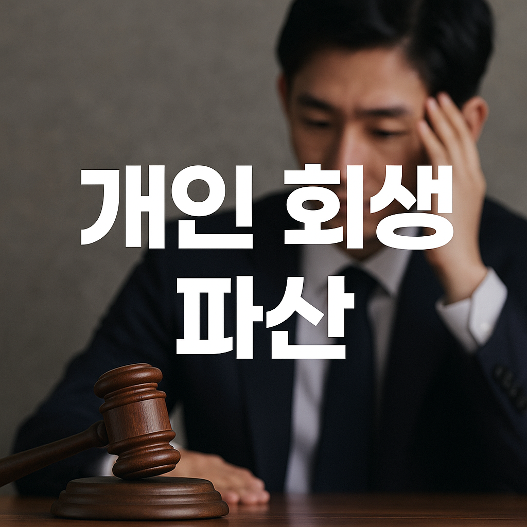 마음의 혼란을 가라앉히고 선택한 개인 회생 파산 절차