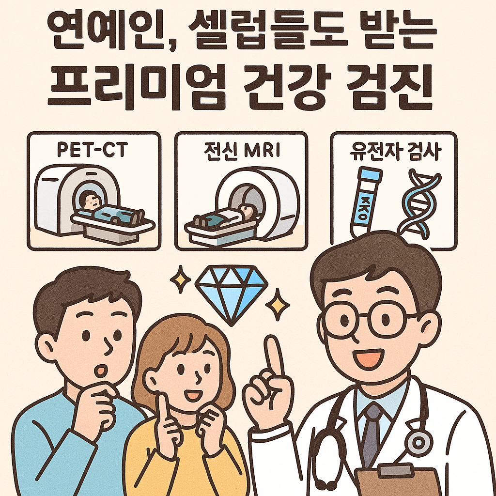 연예인, 셀럽들도 받는 프리미엄 건강 검진