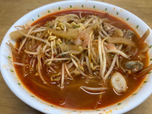 초간단 굴짬뽕라면 레시피 해장라면