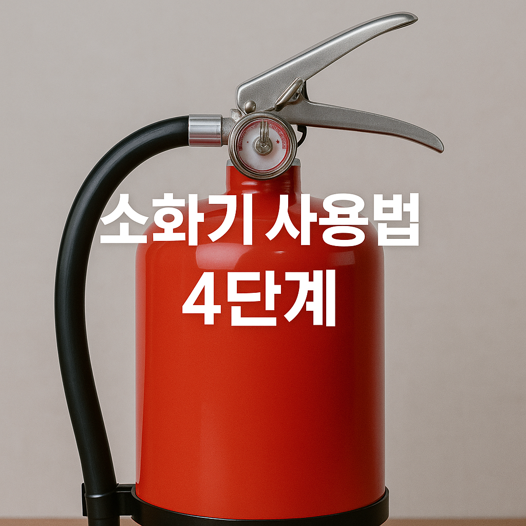 초보도 10초면 익힌다! 가정용 소화기 제대로 쓰는 법🔥
