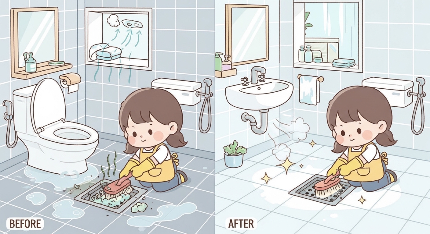 화장실 냄새 제거