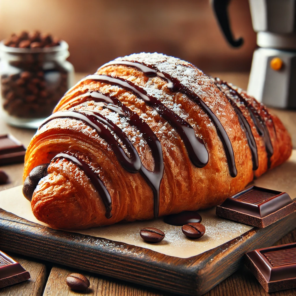 초코 크루아상 사진