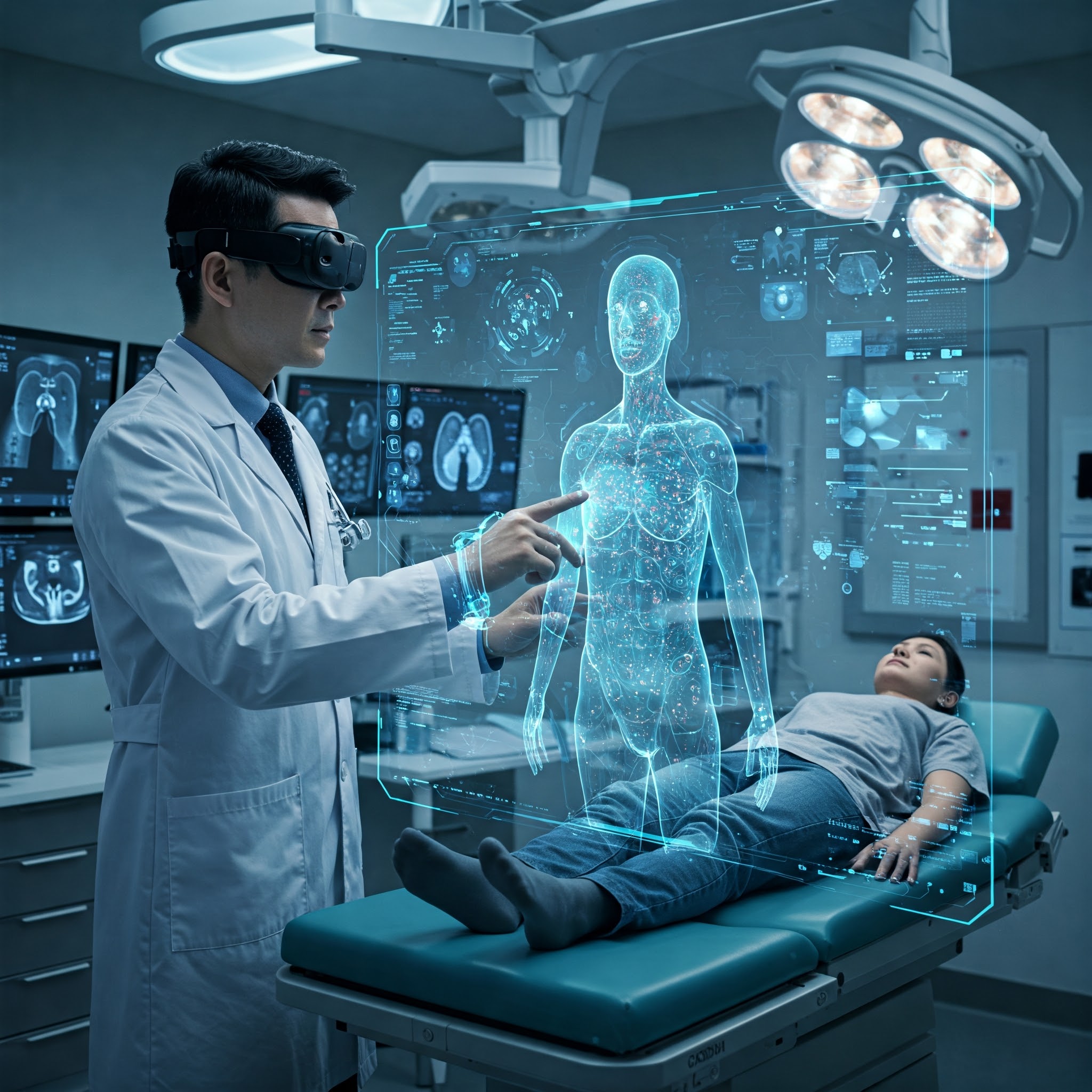 미래의 건강관리, 홀로그램 텔레프레즌스 진료