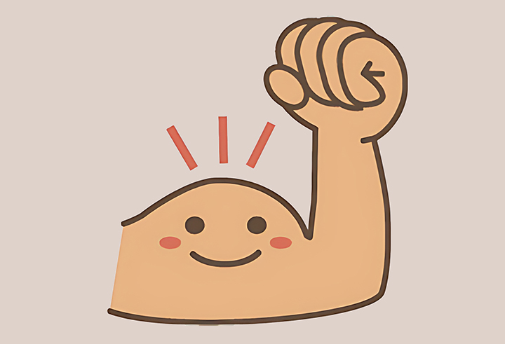 근육량이-증가한-모습