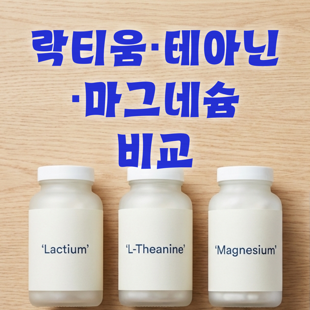 락티움, 테아닌, 마그네슘