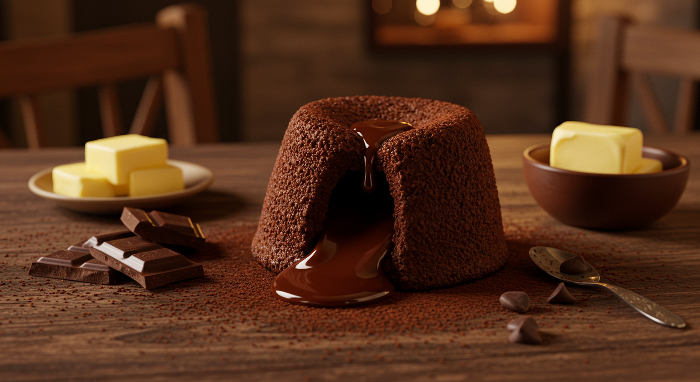 초콜릿 퐁당 케이크 만들기 &ndash; 겉바속촉 홈카페 디저트 레시피