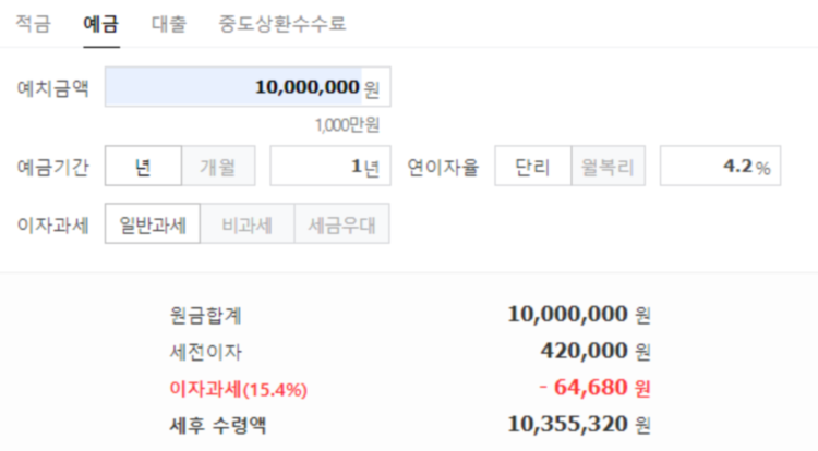 삼원-신협-12개월-금리-4.2%-이자-계산