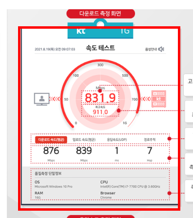 와이파이 속도측정 사이트 소개