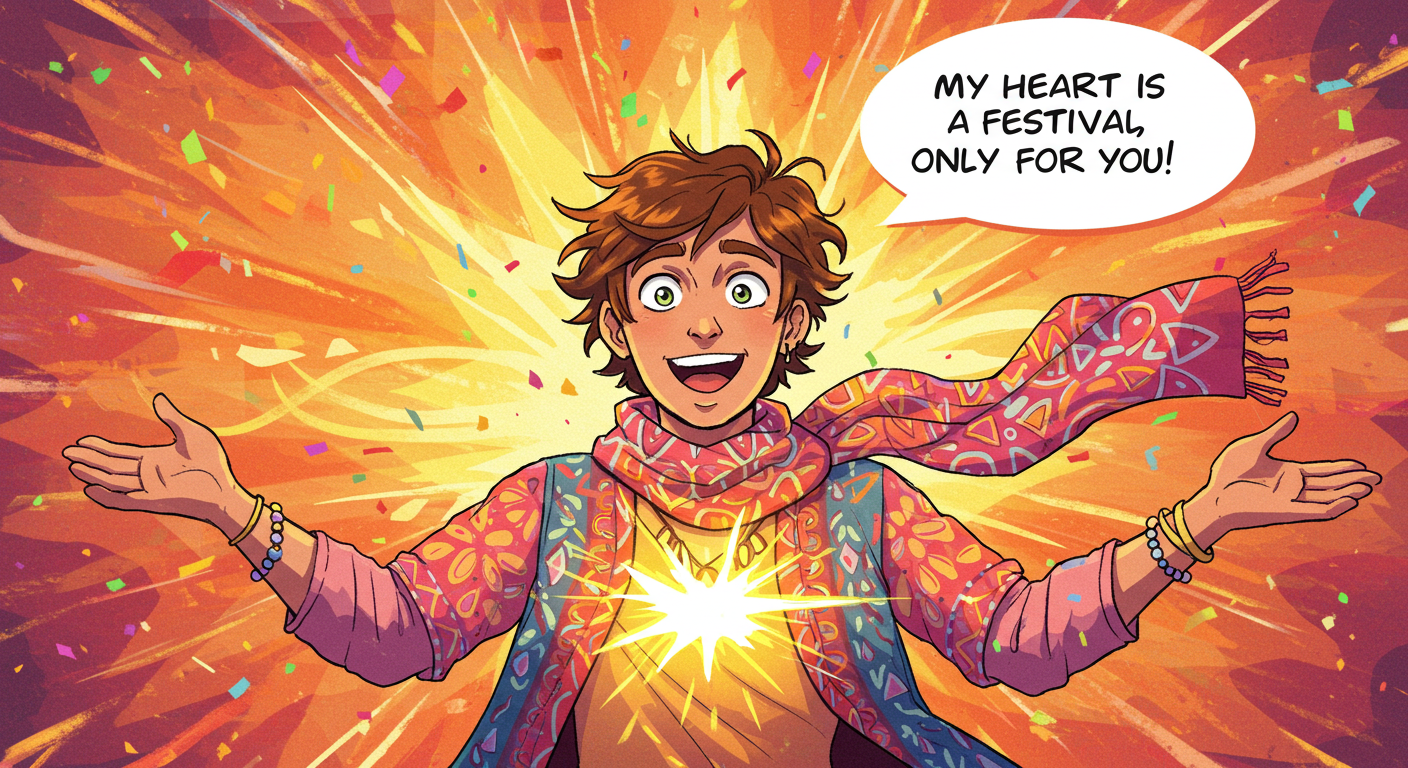 ENFP 연애 스타일 - 감정이 불꽃처럼 피어나는 순간