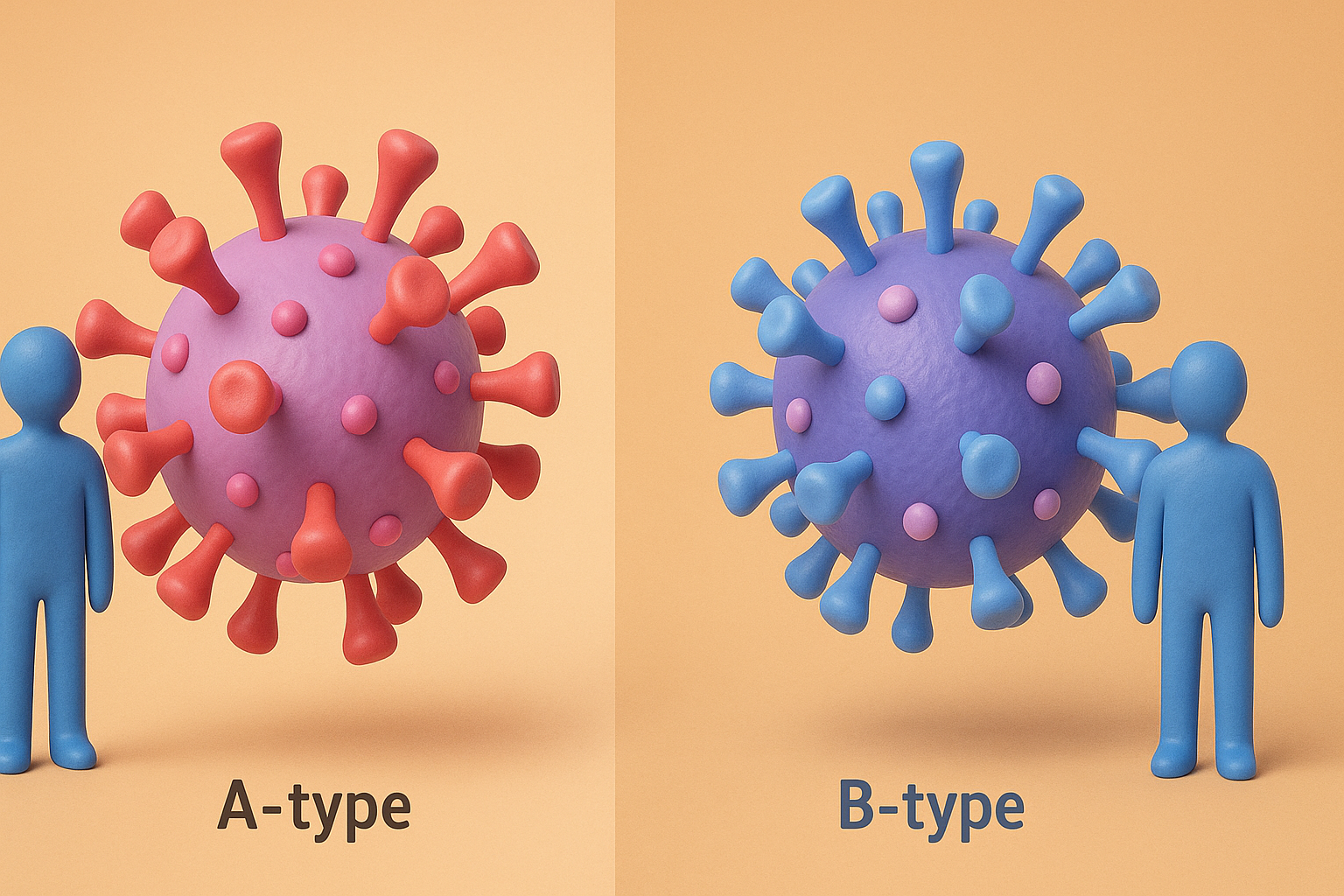 A형 독감과 B형 독감의 차이