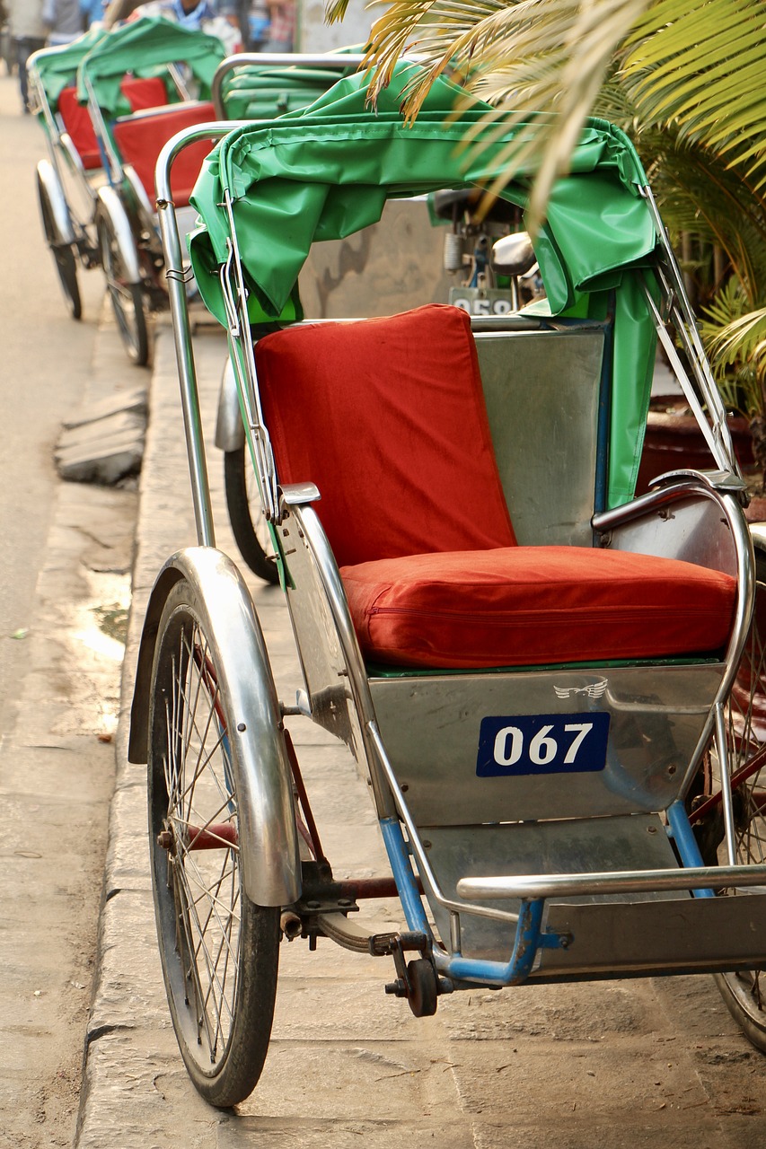 동남아의 독특한 이동 수단