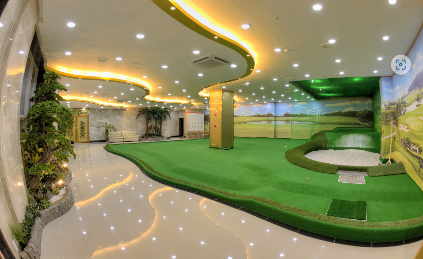 스크린 vs실제골프장사진