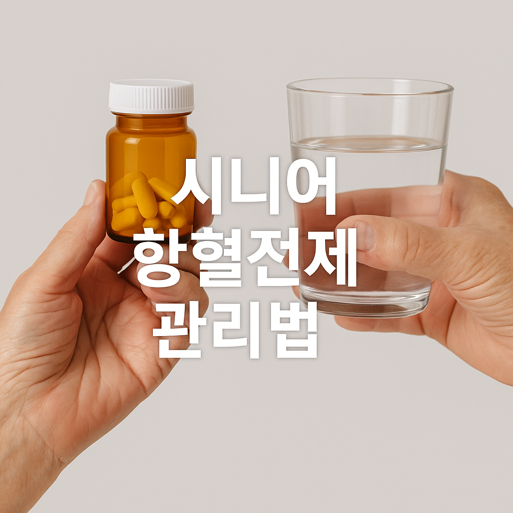 기저질환 많은 시니어의 항혈전제 안전 사용법 7가지