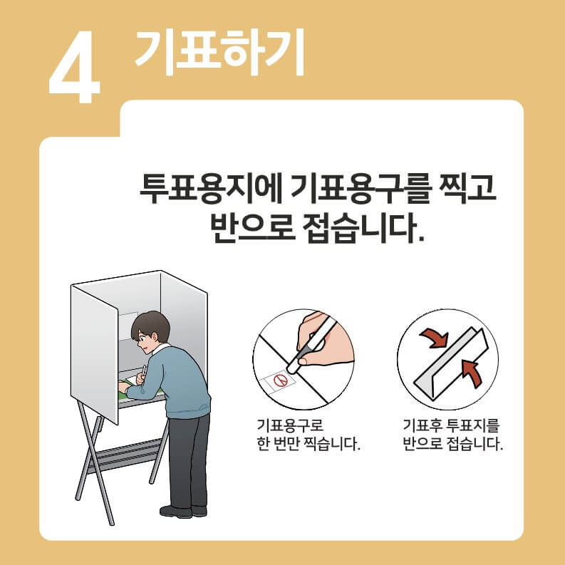 제22대 국회의원 선거 투표 절차