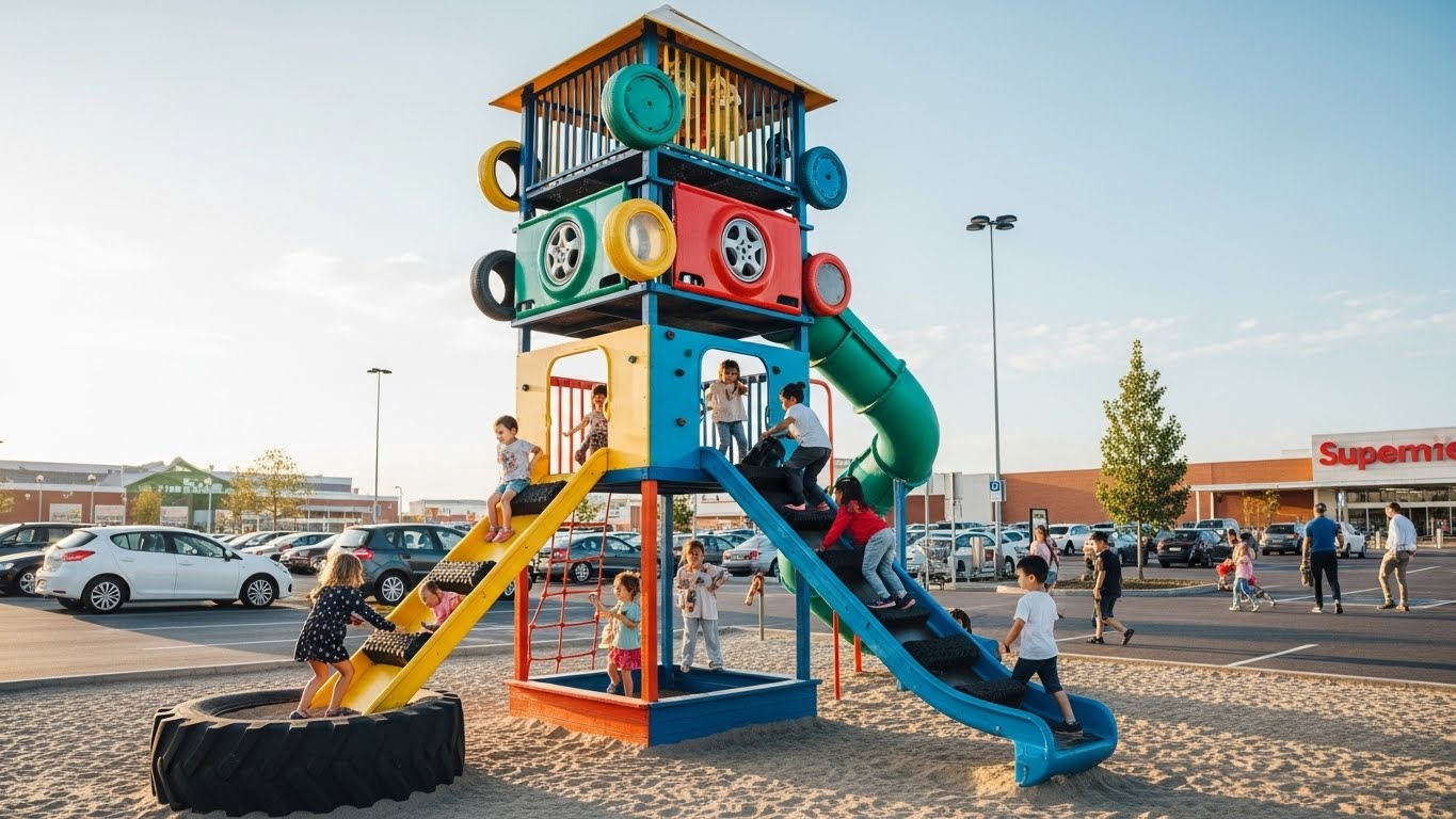  주차장 놀이 키저스 믹스시티 주차타워