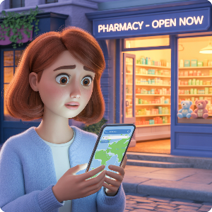 일요일(저녁) 문 여는 약국 이미지